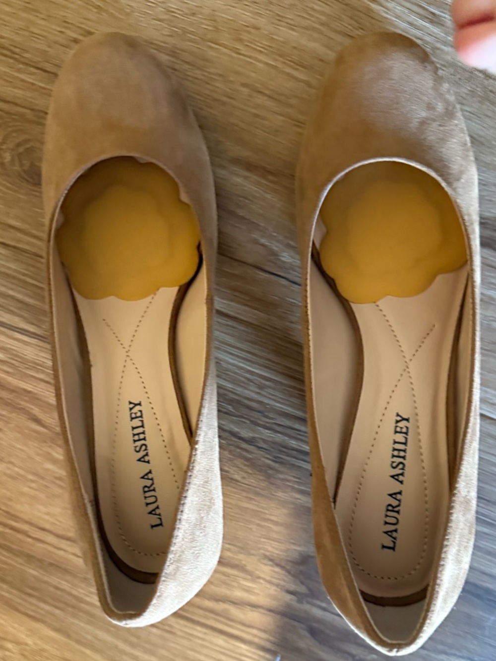 Laura Ashley Caramel Heels